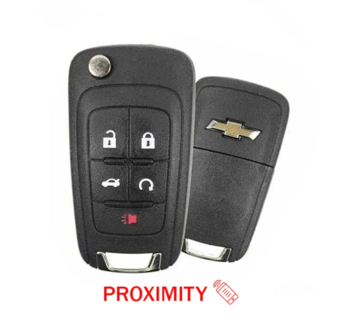 2010-2019 Chevrolet / Buick / 5-Button Flip Key / PN: 5912559 / OHT05918179 / PEPS / OEM REFURB 2010-2019 Chevrolet / Buick / 5-Button Flip Key / PN: 5912559 / OHT05918179 / PEPS / OEM REFURB